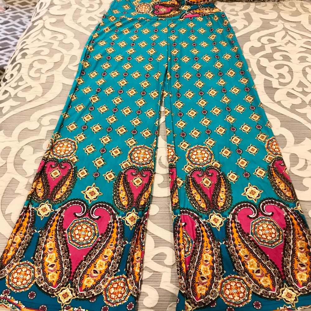 Multi Color Palazzo Pants